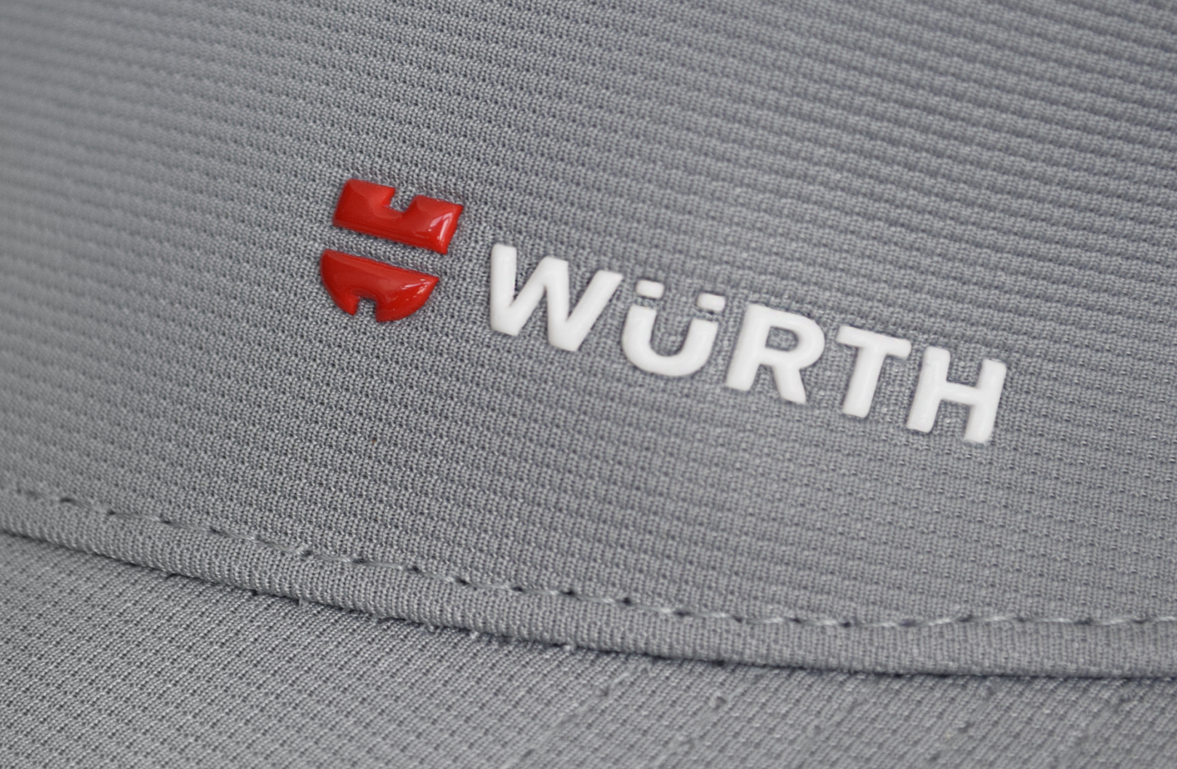 Beispiel einer Nachhaltige Cap mit Logo aus Silikondruck Würth